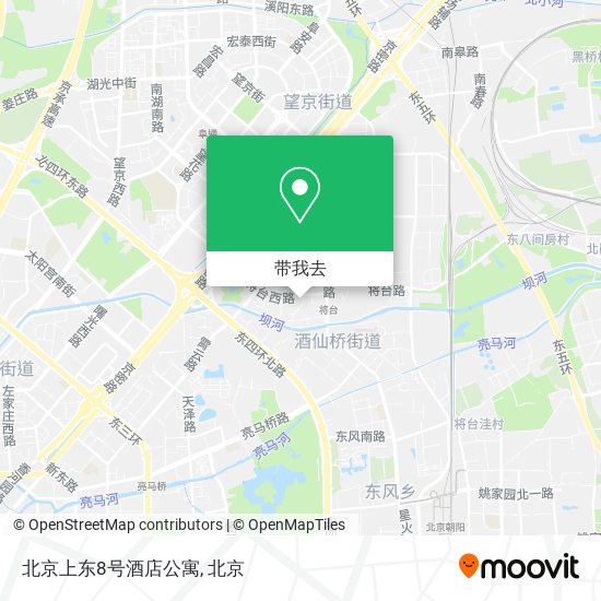 北京上东8号酒店公寓地图