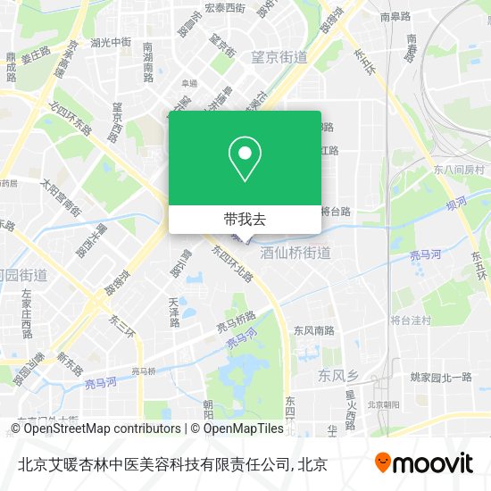 北京艾暖杏林中医美容科技有限责任公司地图