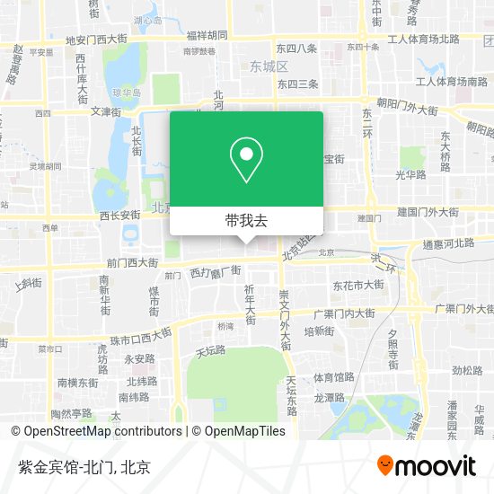 紫金宾馆-北门地图