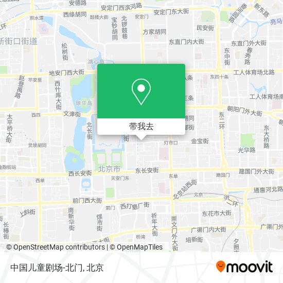 中国儿童剧场-北门地图
