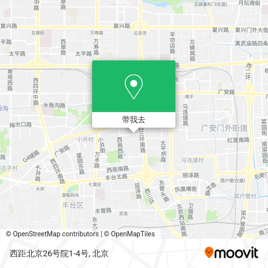 西距北京26号院1-4号地图