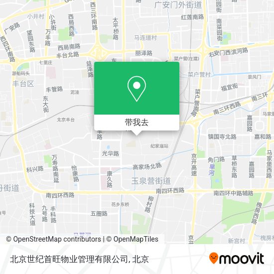 北京世纪首旺物业管理有限公司地图
