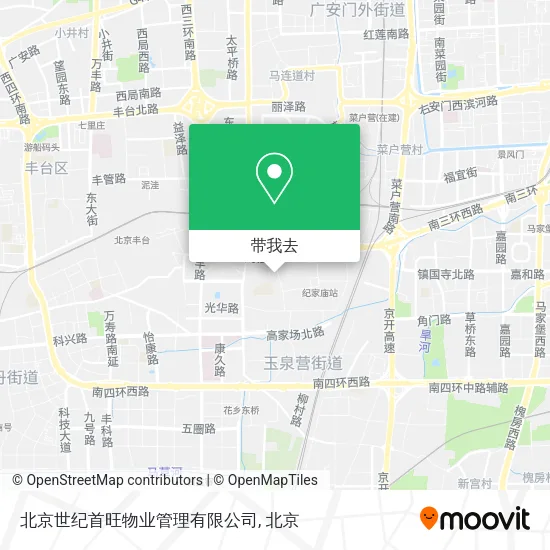 北京世纪首旺物业管理有限公司地图