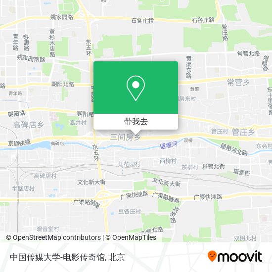 中国传媒大学-电影传奇馆地图