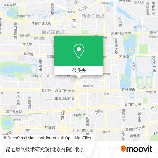 昆仑燃气技术研究院(北京分院)地图