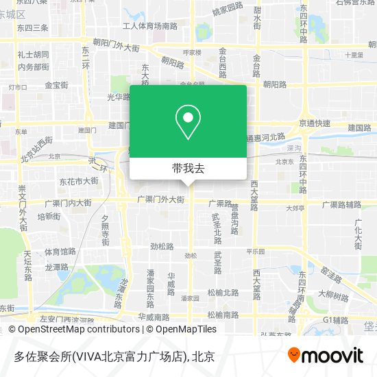 多佐聚会所(VIVA北京富力广场店)地图