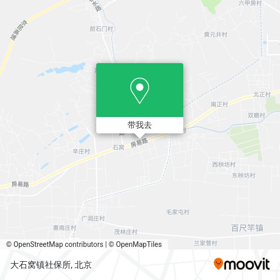 大石窝镇社保所地图