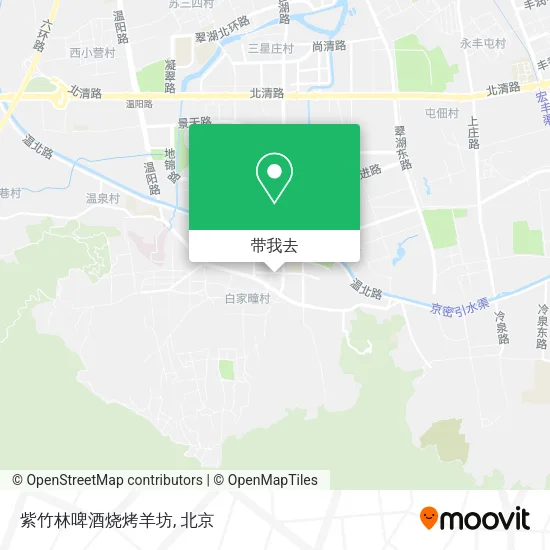 紫竹林啤酒烧烤羊坊地图