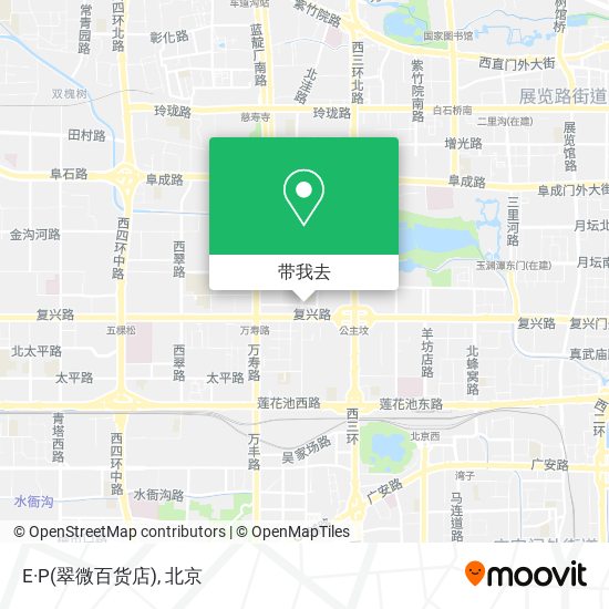 E·P(翠微百货店)地图