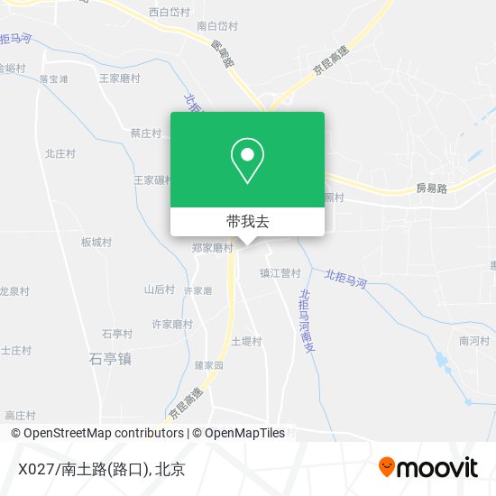 X027/南土路(路口)地图