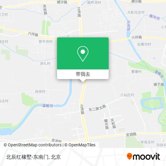北辰红橡墅-东南门地图
