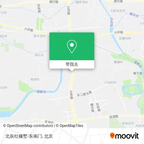 北辰红橡墅-东南门地图