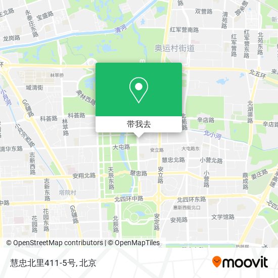 慧忠北里411-5号地图