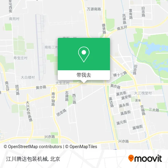 江川腾达包装机械地图