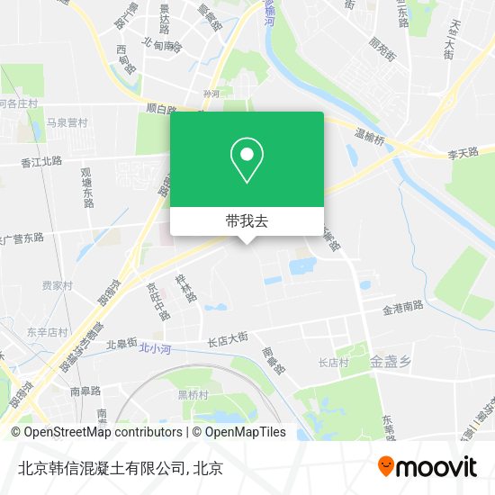 北京韩信混凝土有限公司地图
