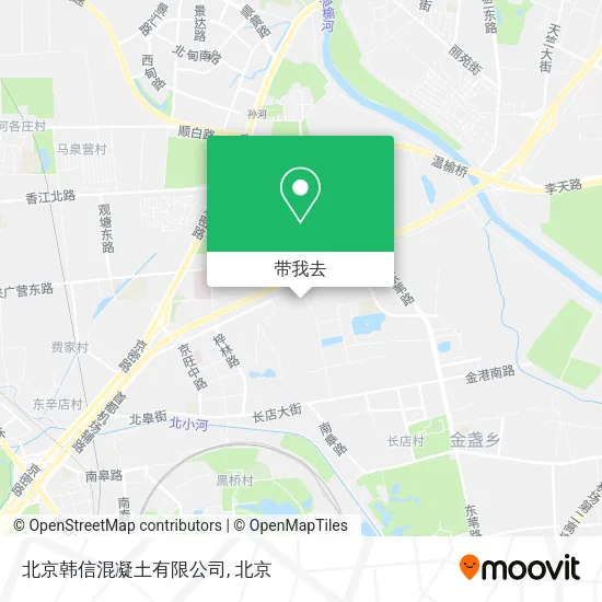 北京韩信混凝土有限公司地图