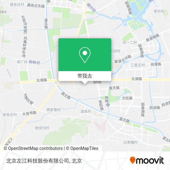 北京左江科技股份有限公司地图