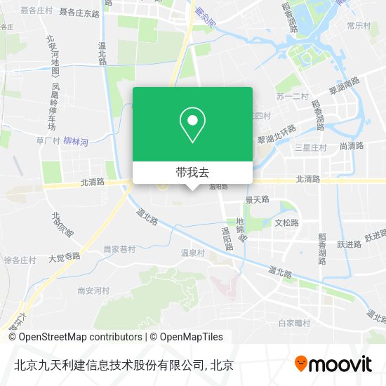北京九天利建信息技术股份有限公司地图