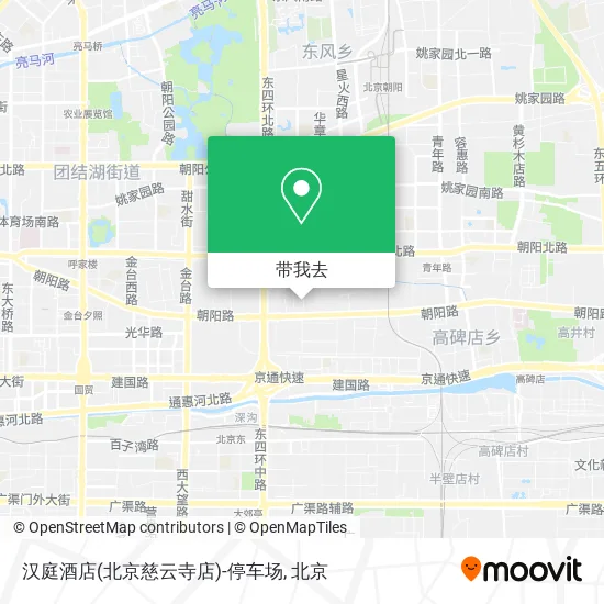 汉庭酒店(北京慈云寺店)-停车场地图