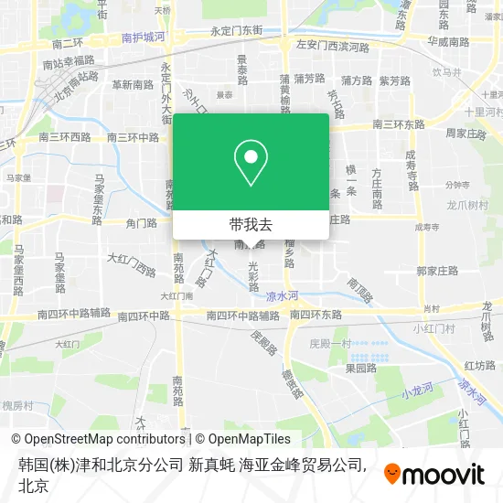 韩国(株)津和北京分公司 新真蚝 海亚金峰贸易公司地图