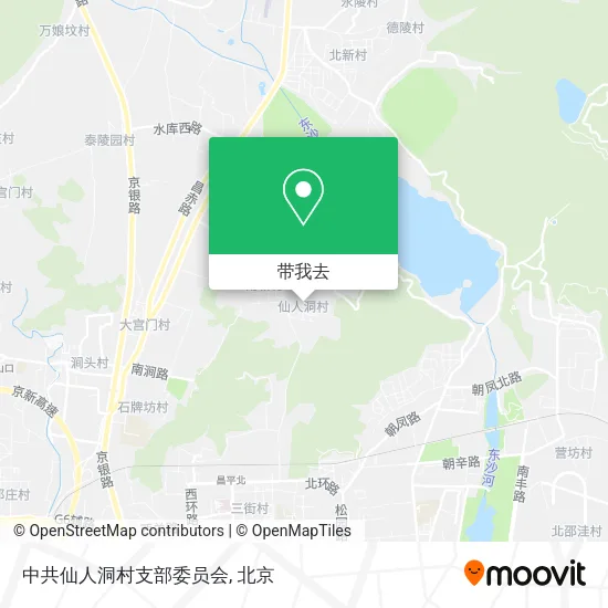 中共仙人洞村支部委员会地图