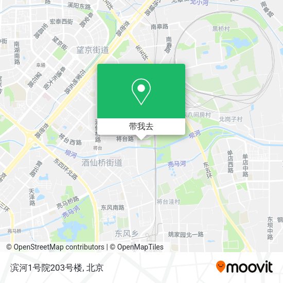 滨河1号院203号楼地图