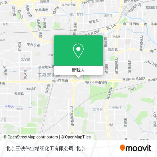 北京三铁伟业精细化工有限公司地图