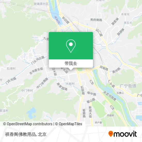 祺香阁佛教用品地图