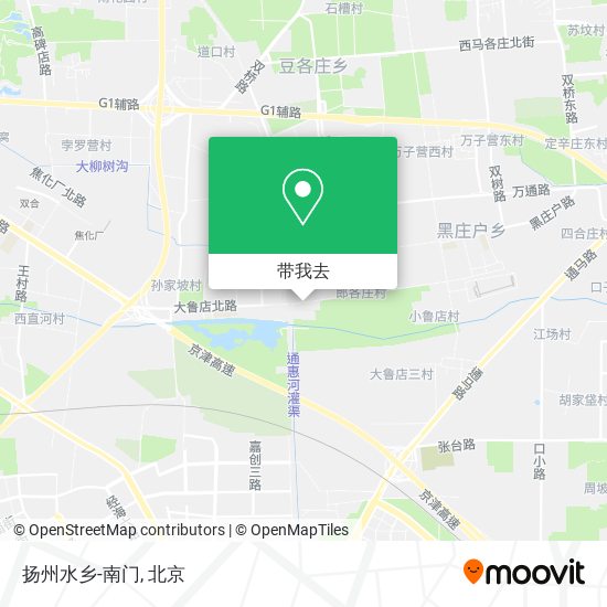 扬州水乡-南门地图