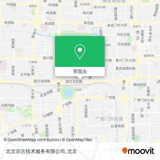 北京宗古技术服务有限公司地图