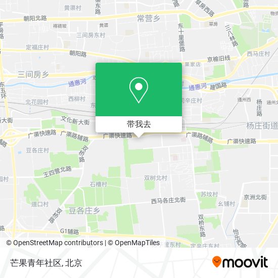 芒果青年社区地图