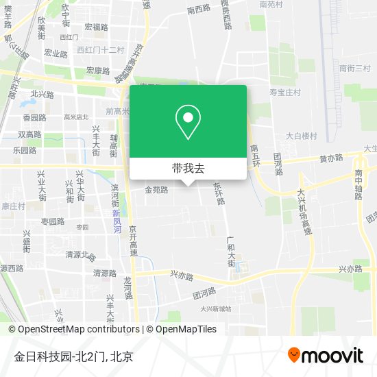 金日科技园-北2门地图