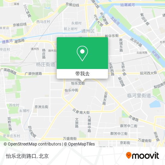 怡乐北街路口地图