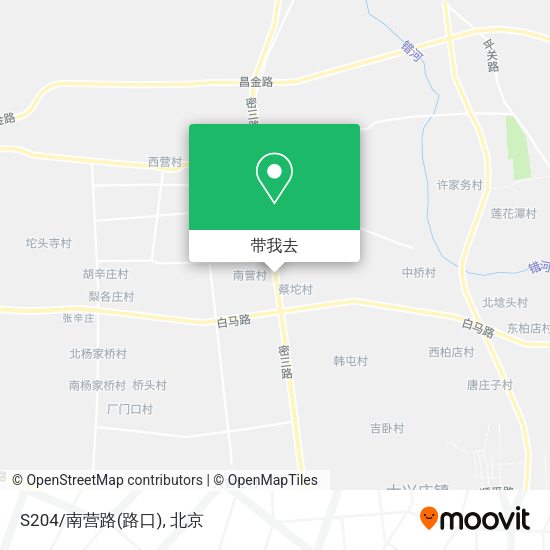 S204/南营路(路口)地图