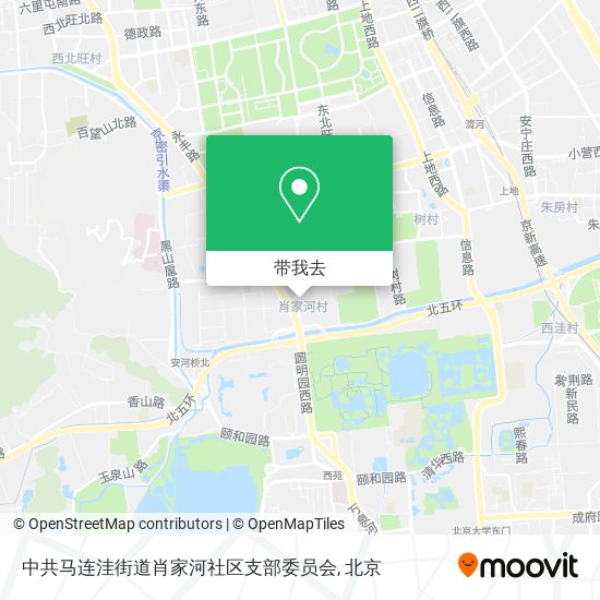 中共马连洼街道肖家河社区支部委员会地图
