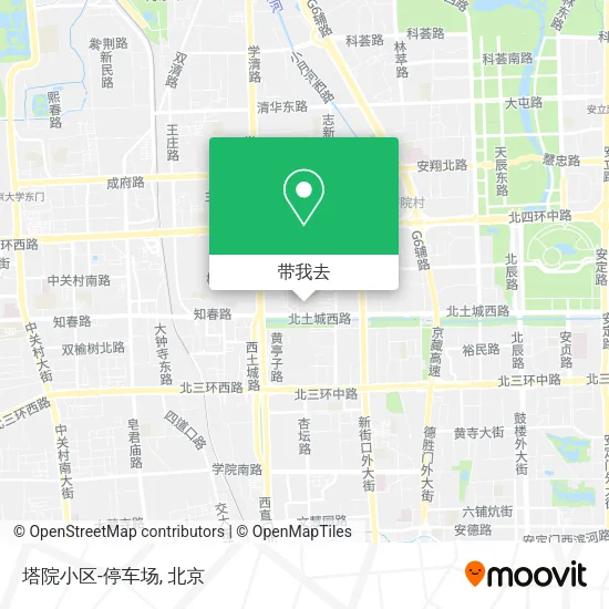 塔院小区-停车场地图