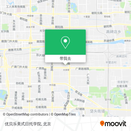 优贝乐美式日托学院地图