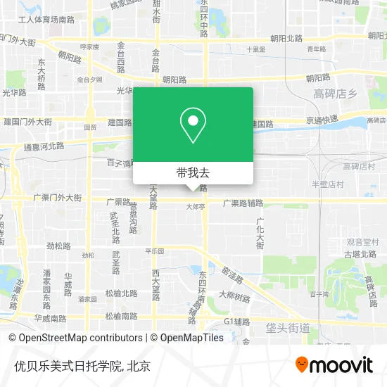 优贝乐美式日托学院地图