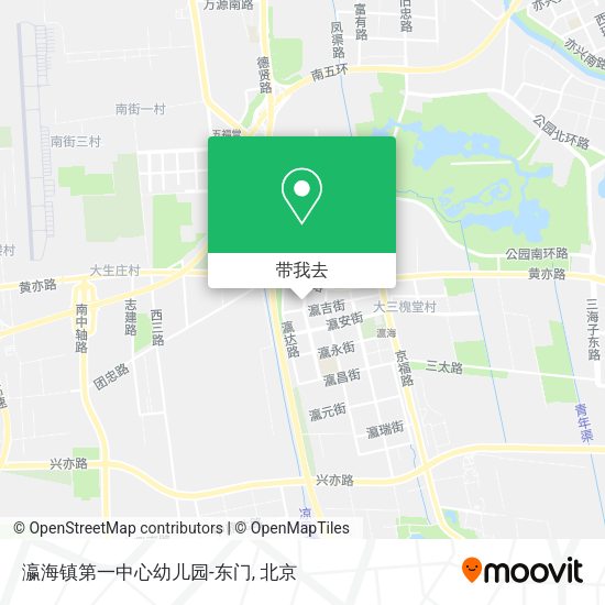 瀛海镇第一中心幼儿园-东门地图