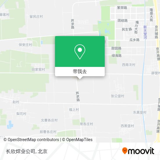 长欣焊业公司地图