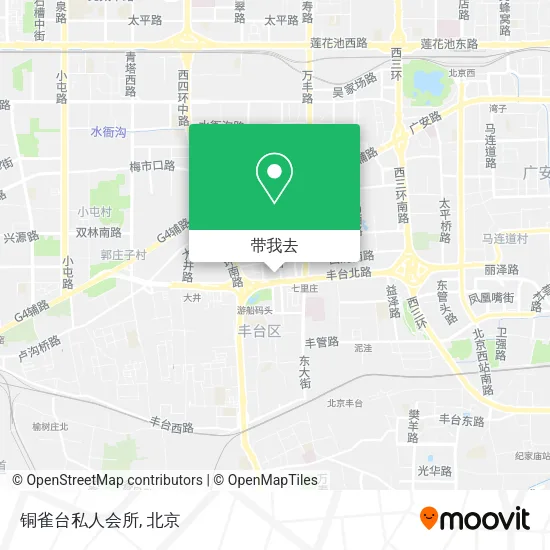 铜雀台私人会所地图