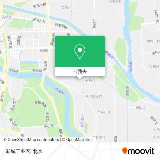 新城工业区地图