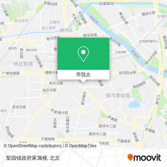 梨园镇政府家属楼地图