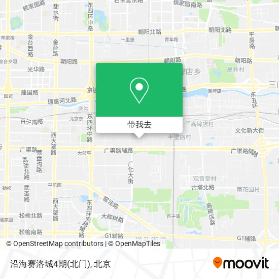 沿海赛洛城4期(北门)地图