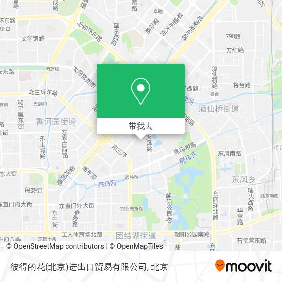 彼得的花(北京)进出口贸易有限公司地图