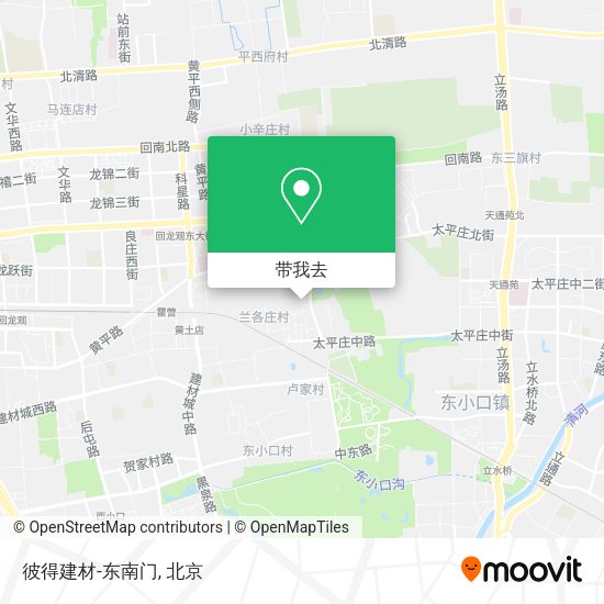 彼得建材-东南门地图