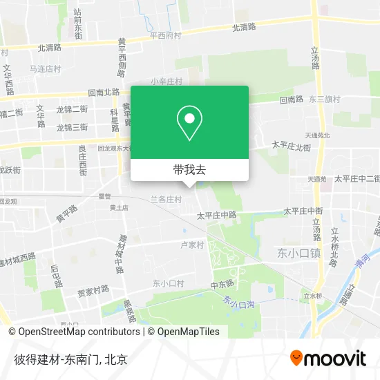 彼得建材-东南门地图