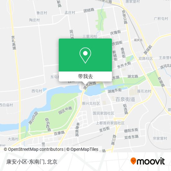 康安小区-东南门地图