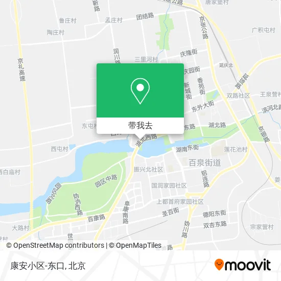 康安小区-东口地图