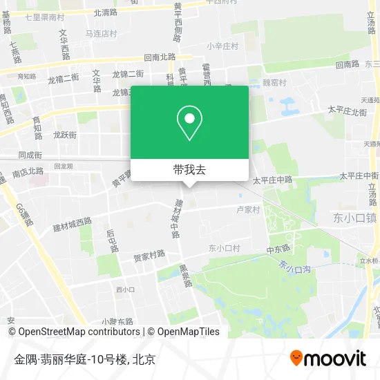 金隅·翡丽华庭-10号楼地图